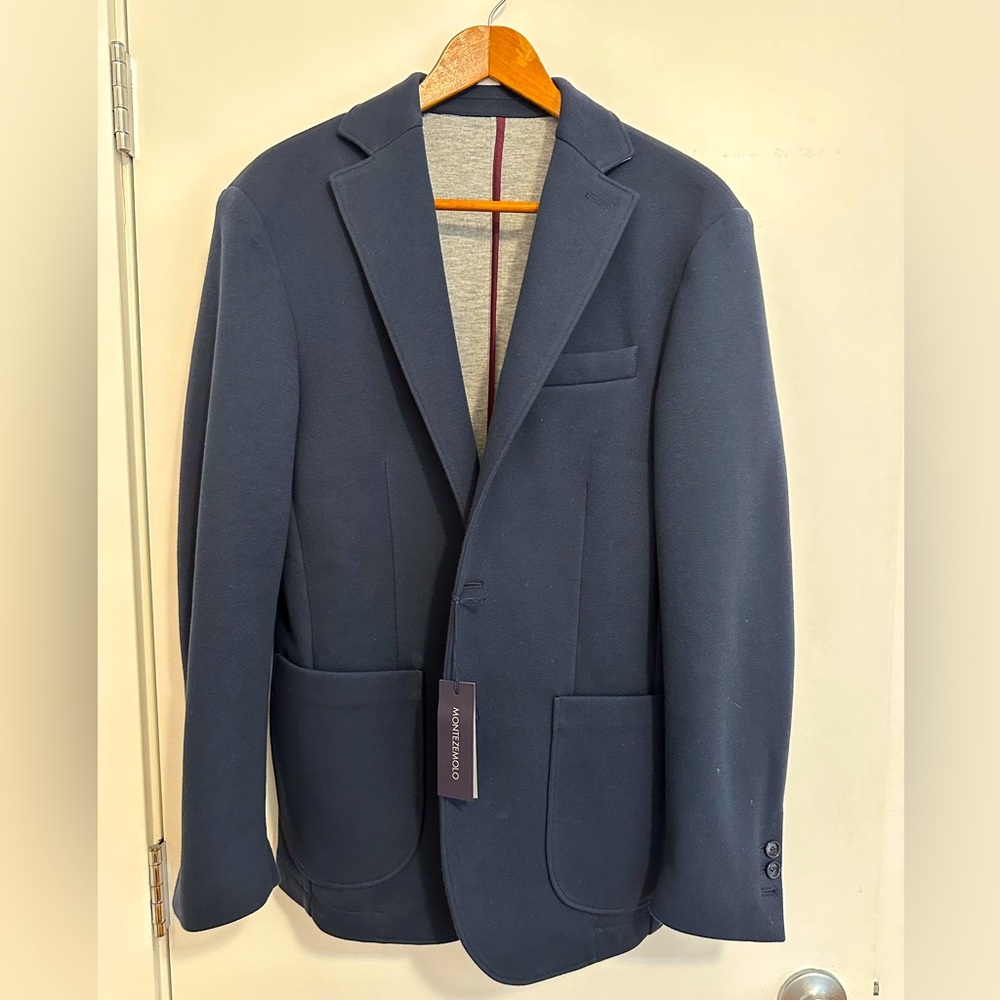 Montezemolo GIA ZMART jacket in Blue. Size 46 Italian
